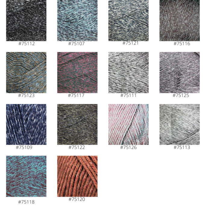 Superb Tweed Colour Chart 7/24