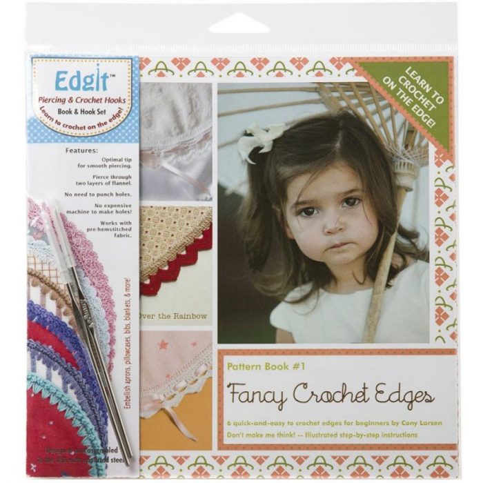 Fancy Crochet edges + Edgit Tool Set