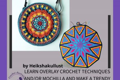 Crochet a trendy mandala bag