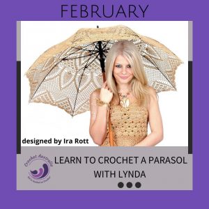 february crochet parasol