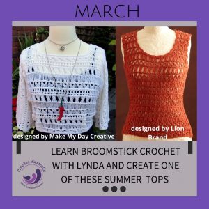 march broomstick lace top