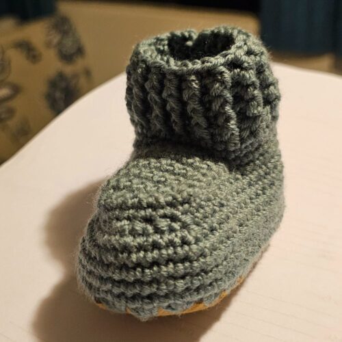 baby crochet ugg boots