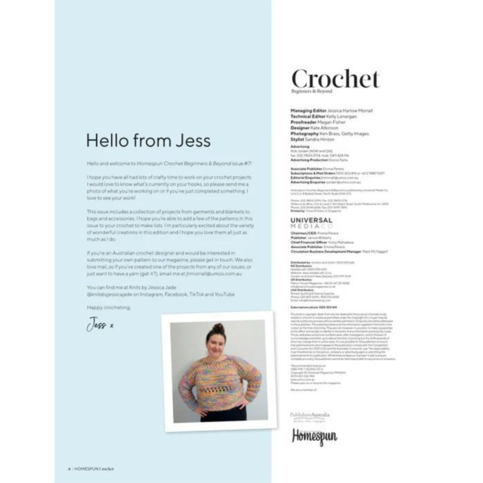 Homespun Crochet Issue 7