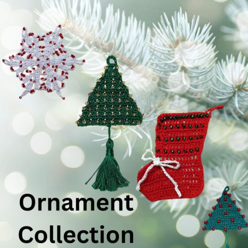 beaded christmas ornaments collection